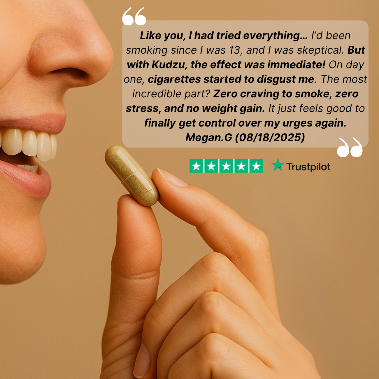 Kudzu Herbavaq 40 mg Isoflavones – 100% Natural